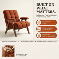 Upholstered Accent Chair Built for Modern Living, Solid Wood Frame, Plush Cushioning, Contemporary Style — Results & Stats