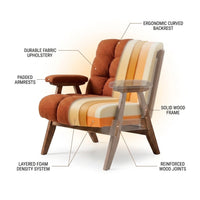 Upholstered Accent Chair Built for Modern Living, Solid Wood Frame, Plush Cushioning, Contemporary Style — How It Works